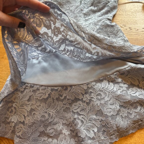 Windsor Light Blue Lace Dress Size XS - Picture 10 of 11